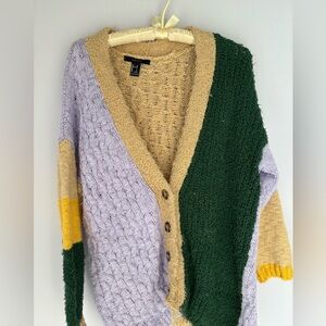 Multi colored size small cardigan